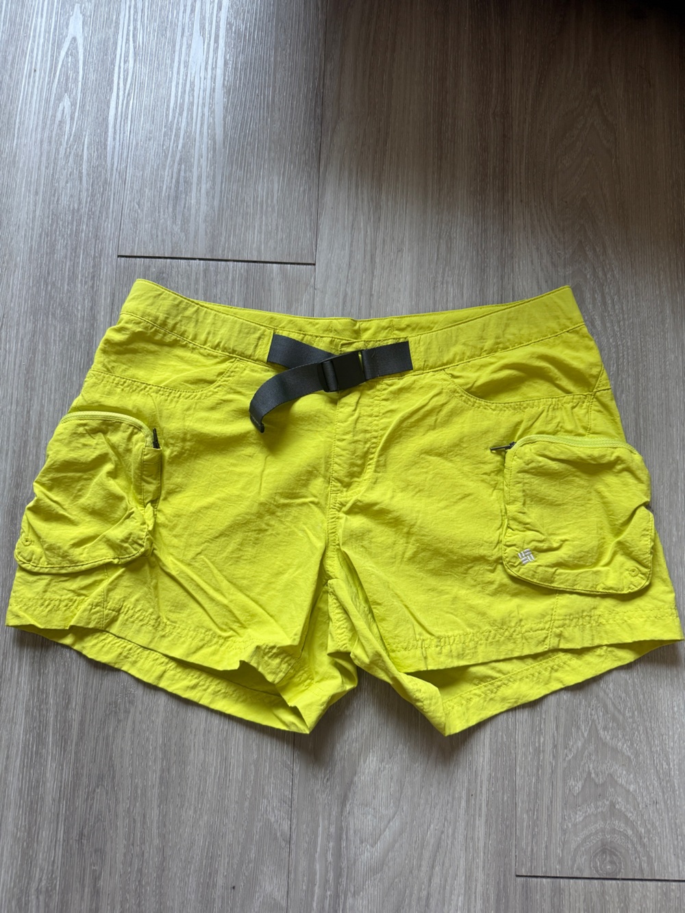 Columbia Yellow Hiking Shorts